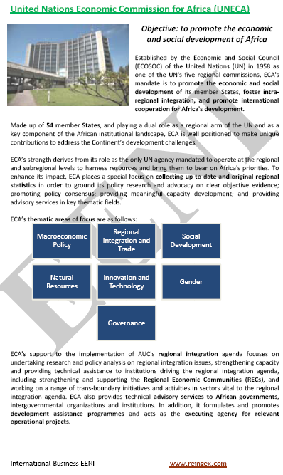 คณะกรรมาธิการเศรษฐกิจสำหรับแอฟริกา (UNECA)