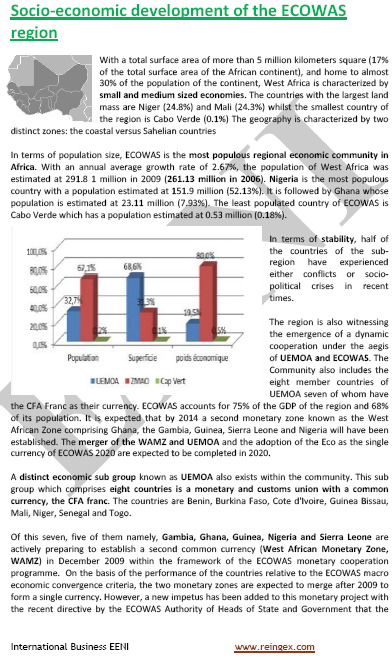 เศรษฐกิจชุมชนของประเทศแอฟริกาตะวันตก (ECOWAS)